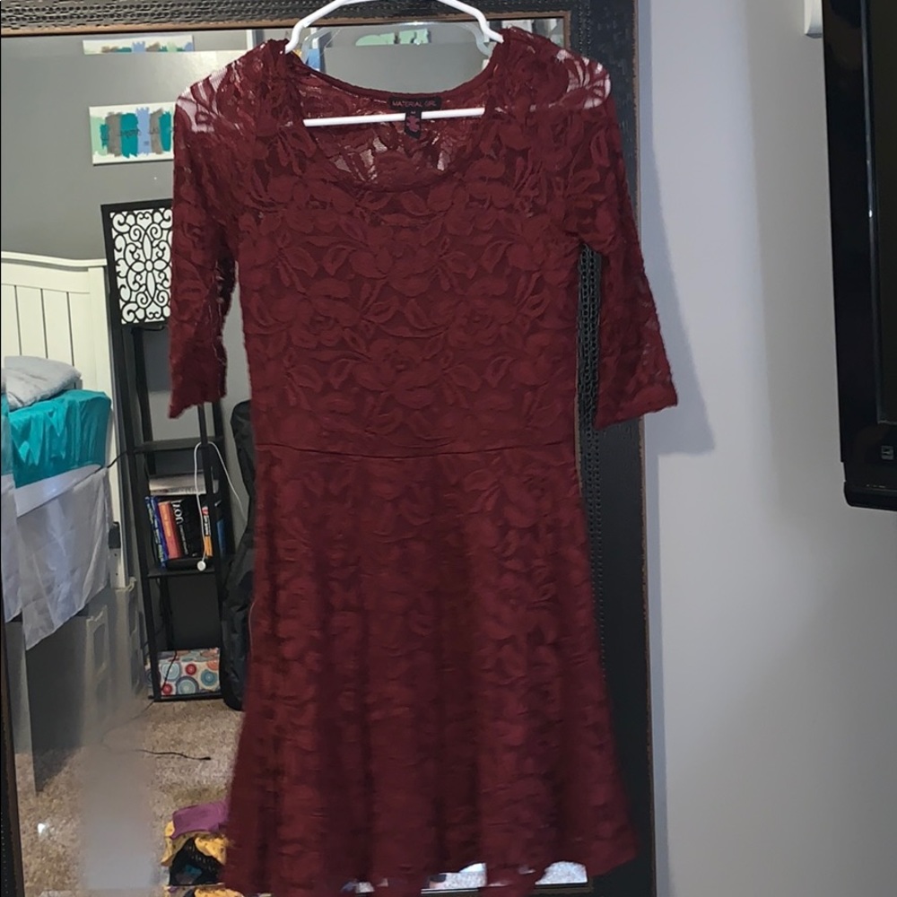 Long sleeve dress.